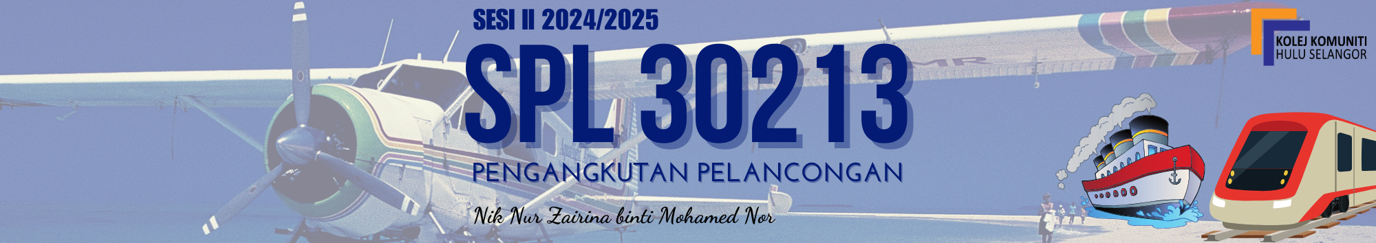 KKHS | SPL 30213 PENGANGKUTAN PELANCONGAN