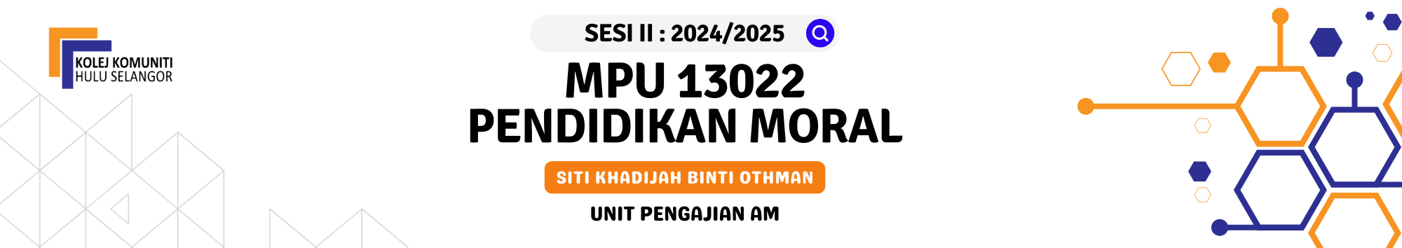 KKHS | MPU 13022 PENDIDIKAN MORAL