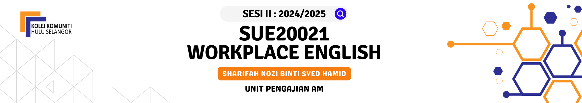 KKHS | SUE 20021 WORKPLACE ENGLISH