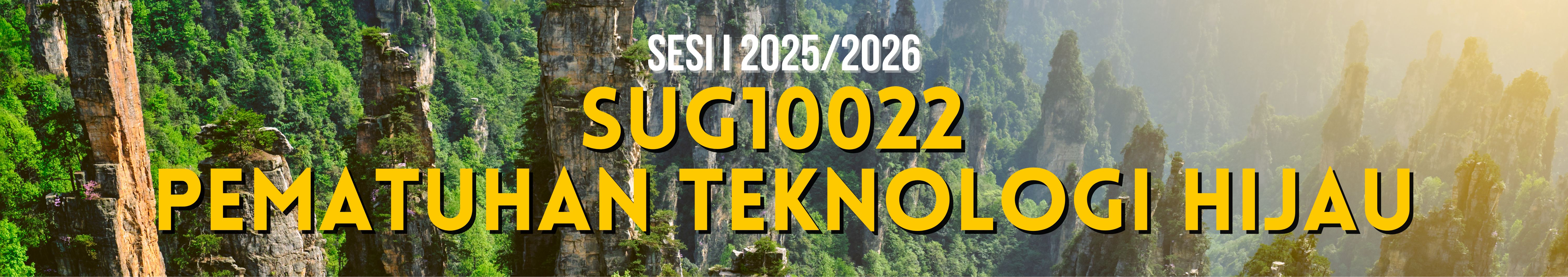 KKKL | SUG10022 PEMATUHAN TEKNOLOGI HIJAU
