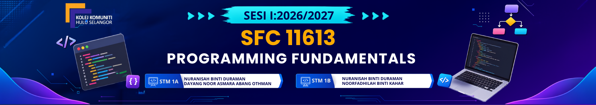 KKHS | SFC 11613 PROGRAMMING FUNDAMENTALS