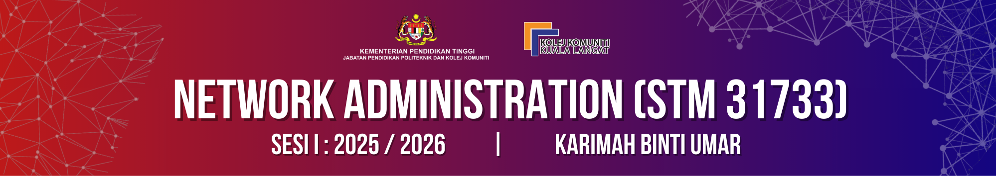 KKKL | STM31733 NETWORK ADMINISTRATION