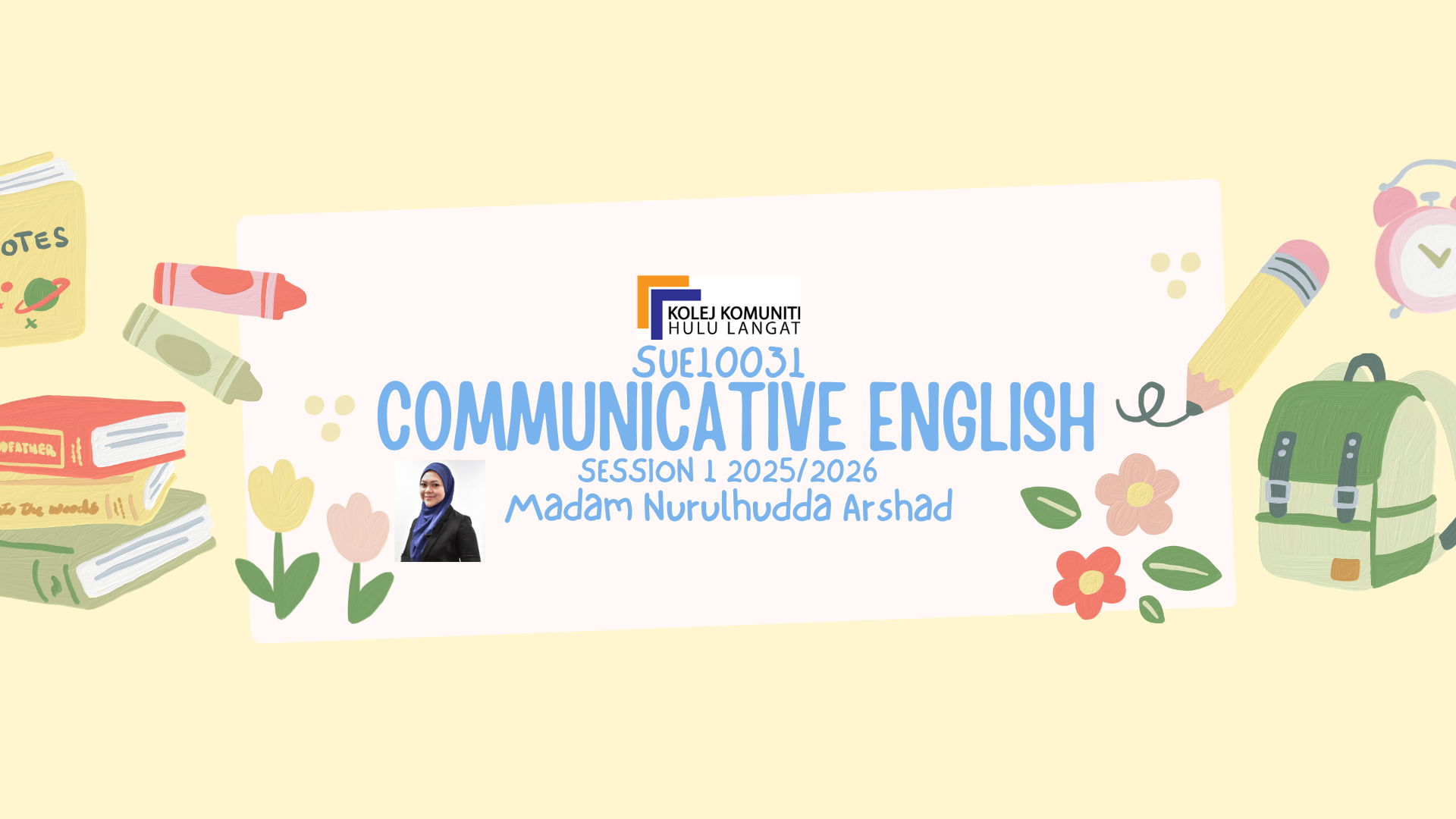 SPP1: SUE10031 COMMUNICATIVE ENGLISH