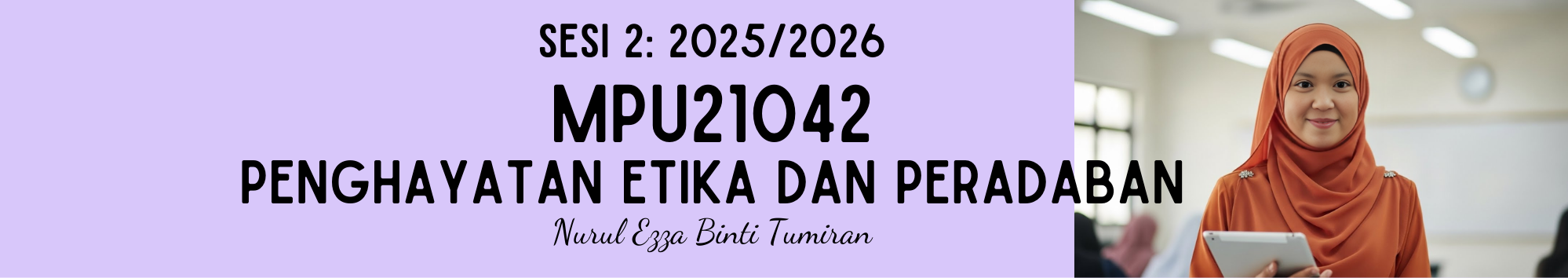 KKKL | MPU21042 PENGHAYATAN ETIKA DAN PERADABAN