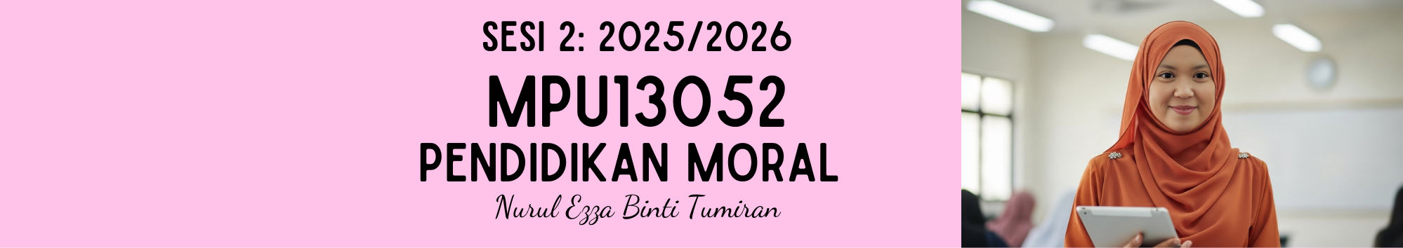 KKKL | MPU13052 PENDIDIKAN MORAL 