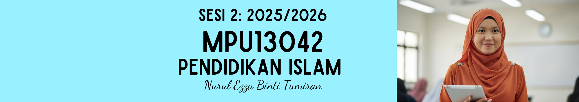 KKKL | MPU13042 PENDIDIKAN ISLAM