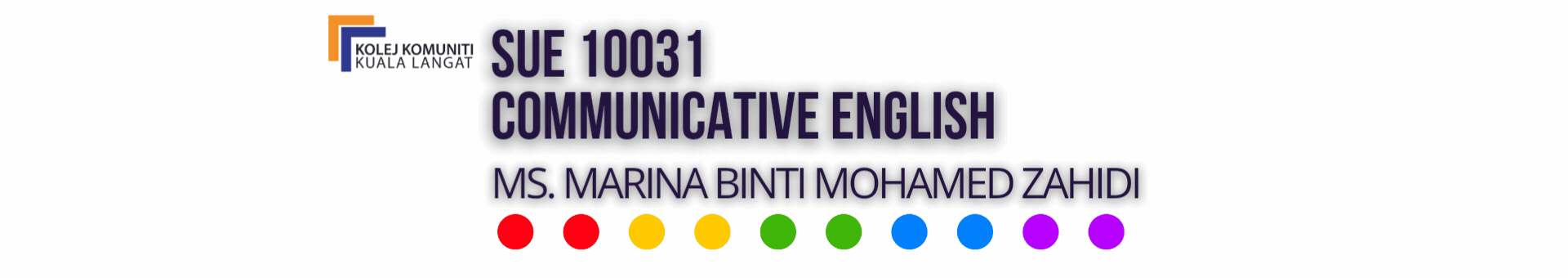 KKKL | SUE10031 COMMUNICATIVE ENGLISH SI 2026/2027