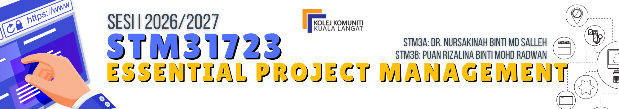 KKKL | STM31723 ESSENTIAL PROJECT MANAGEMENT SI 2026/2027