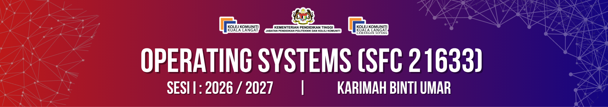 KKKL | SFC21633 OPERATING SYSTEMS SI 2026/2027