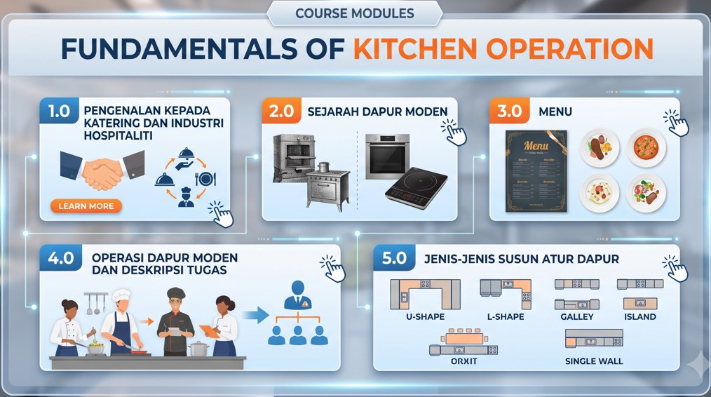 SKU20282 - FUNDAMENTALS OF KITCHEN OPERATION