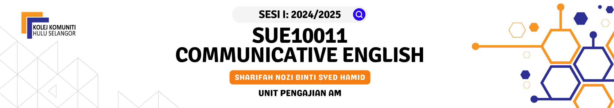 KKHS | SUE 10011 COMMUNICATIVE ENGLISH