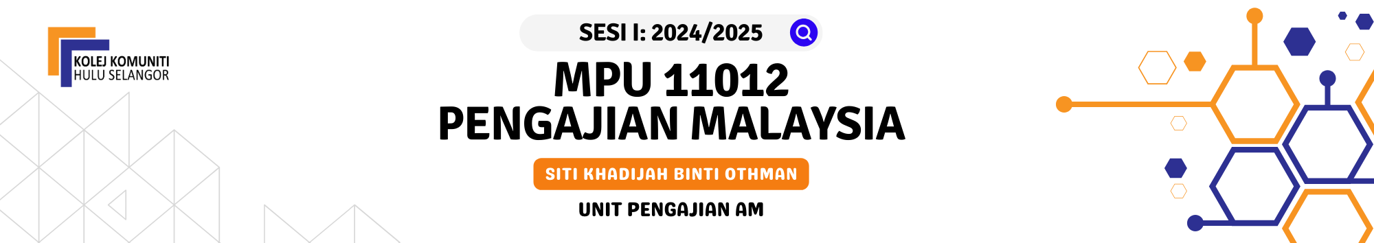 KKHS | MPU 11012 PENGAJIAN MALAYSIA