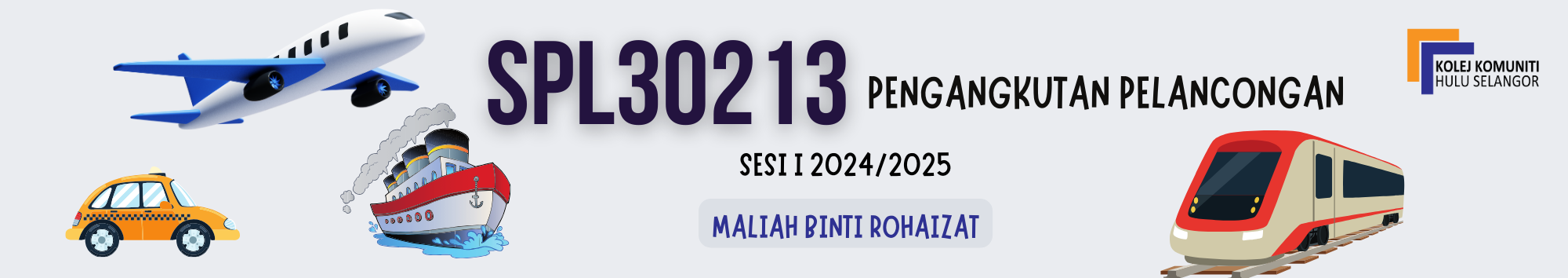 KKHS | SPL 30213 PENGANGKUTAN PELANCONGAN