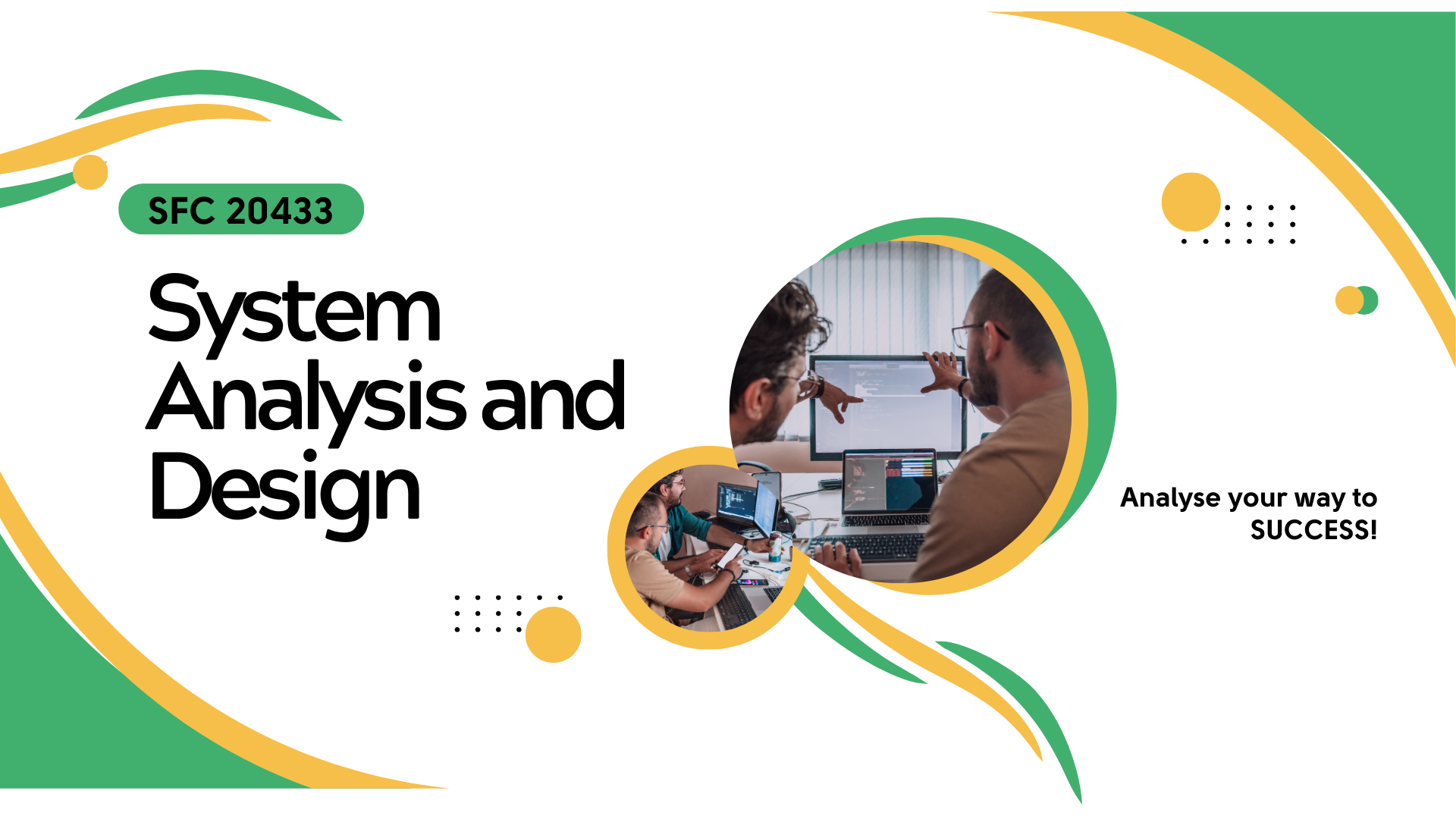 KKKL | SFC 20433 SYSTEM ANALYSIS AND DESIGN